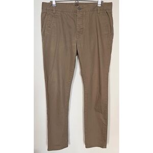 All Saints • 34 • Stove Chino Tan Khaki Classic Slim Pants